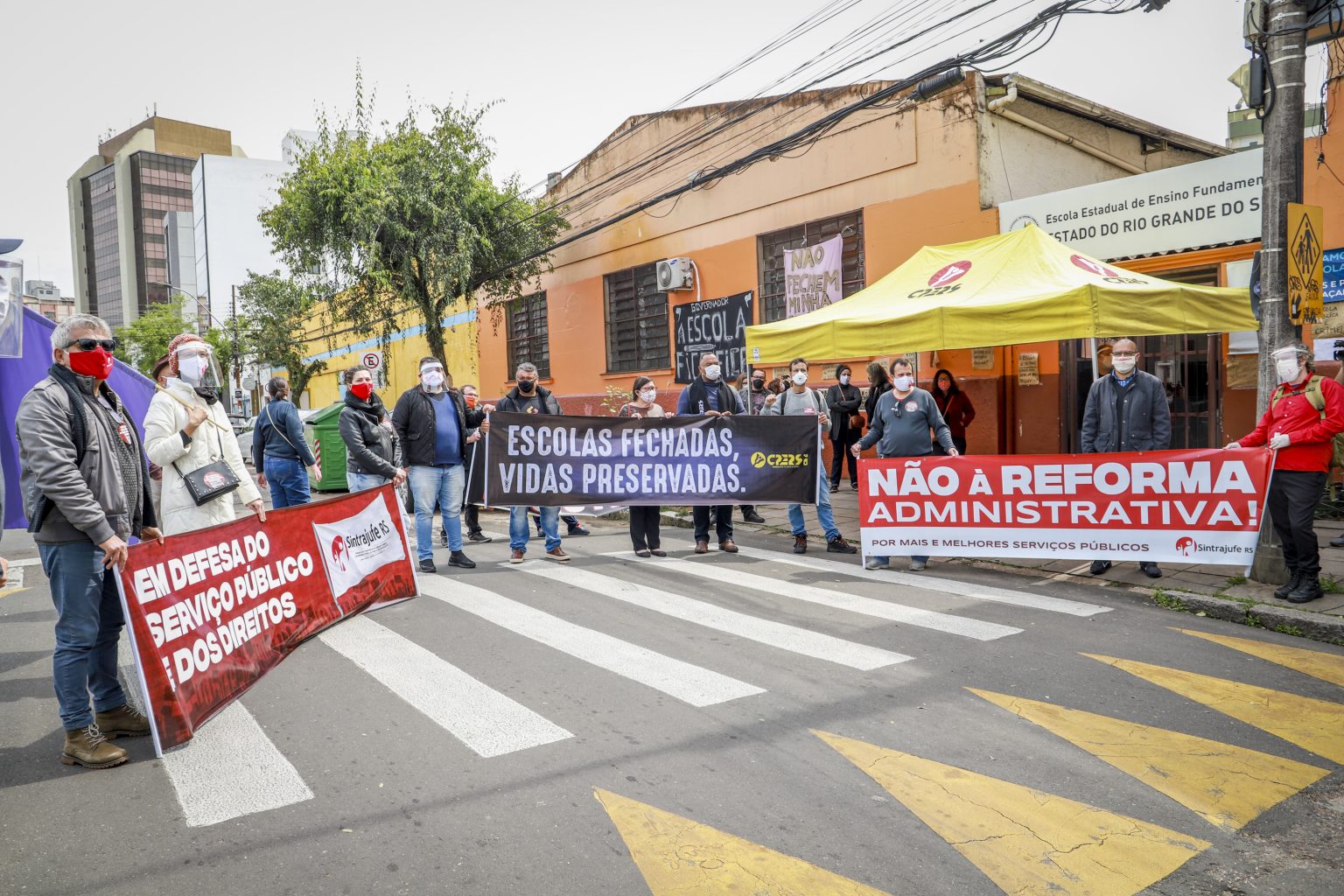 Protesto dos professores