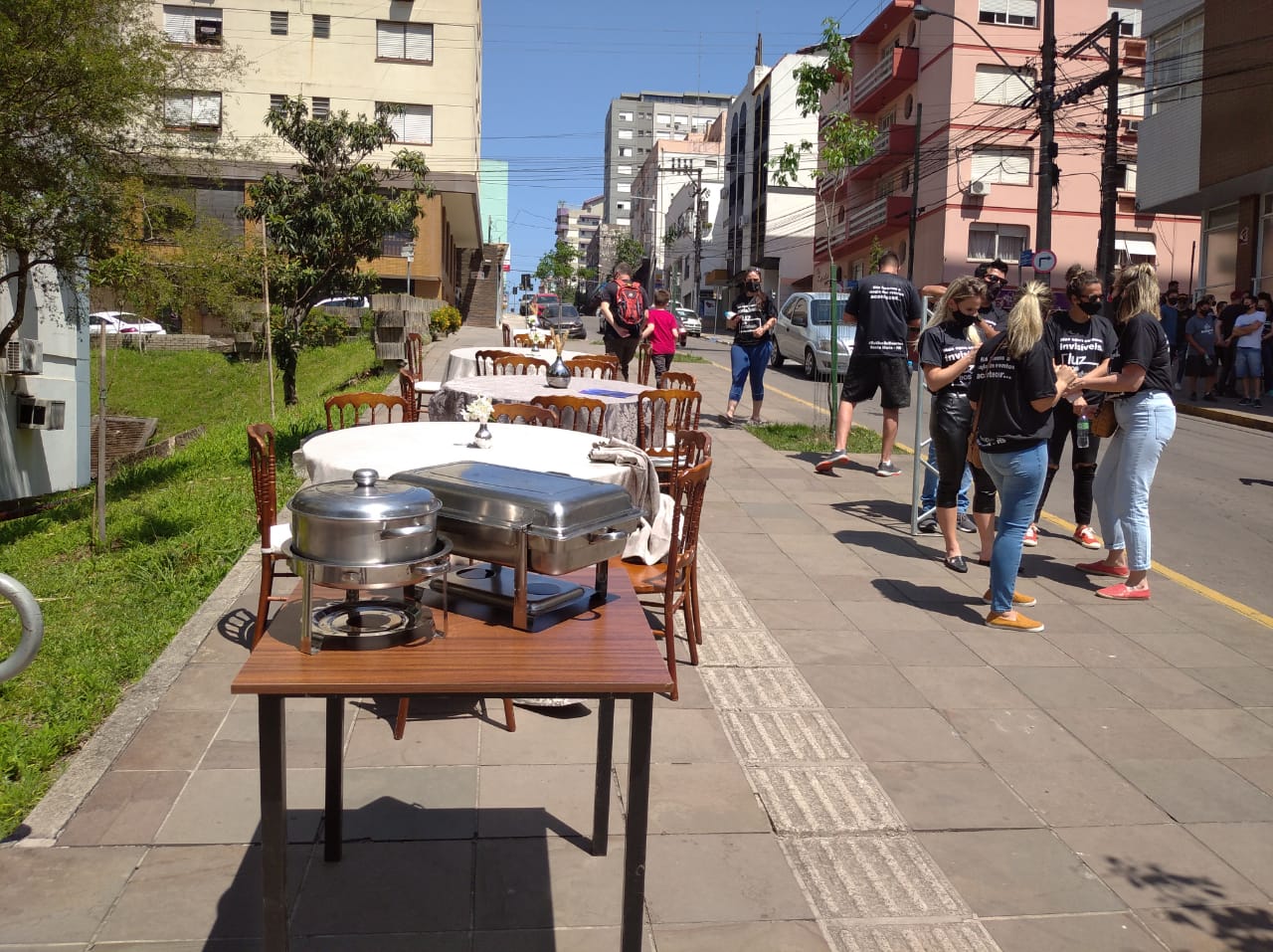 Protesto do setor de eventos