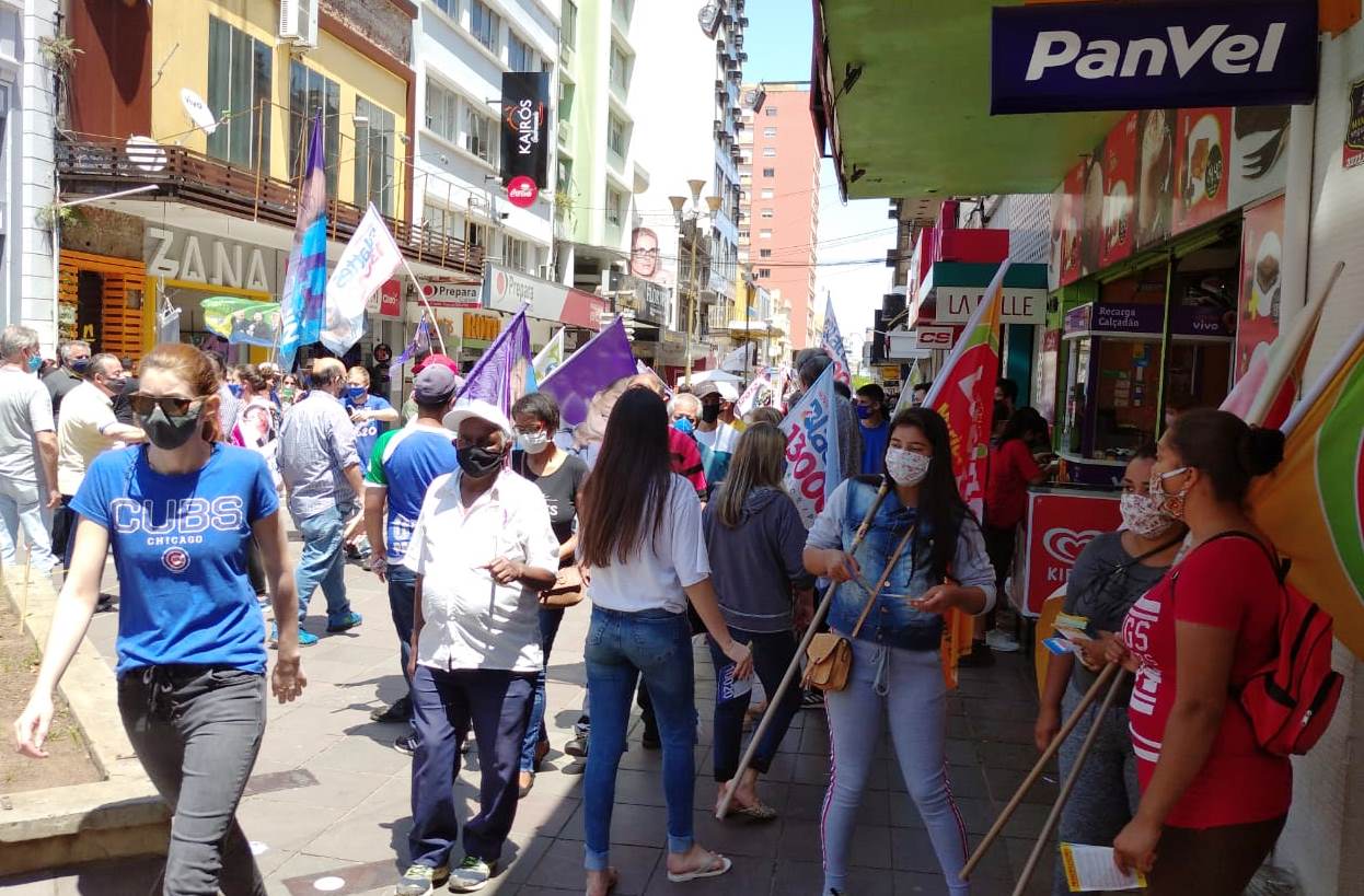 Campanha no Calçadão