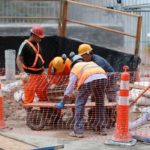 Operário trabalhando