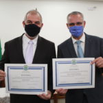 Prefeito Jorge Pozzoobm e vice, Rodrigo Decimo