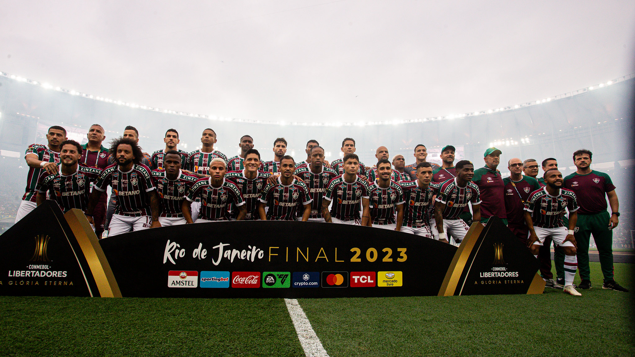 Fluminense Versus O Mais Forte Da Taça Libertadores Foto Editorial